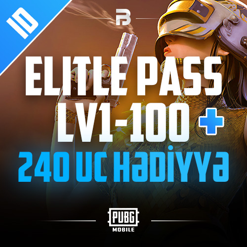 A15 Pubg Mobile Elite Pass Plus LV1-100 + 240 UC